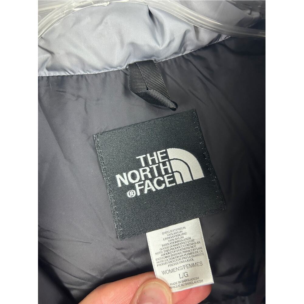 North Face 700 Grey Goose Down Puffer Vest Women's L - Picture 5 of 8